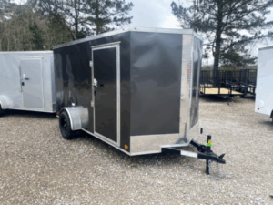 6x12 Single Axle Rolling Vault Premium Trailer