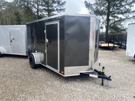 6x12 Single Axle Rolling Vault Premium Trailer