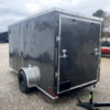 6x12 Single Axle Rolling Vault Premium Trailer