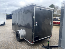 6x12 Single Axle Rolling Vault Premium Trailer