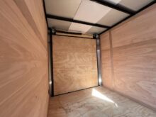 6x12 Single Axle Rolling Vault Premium Trailer