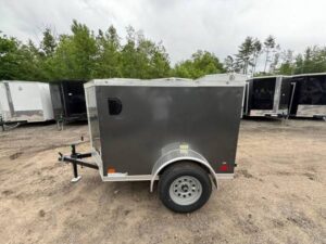 4x6-EC-3 4x6 Single Axle Rolling Vault Premium Trailer
