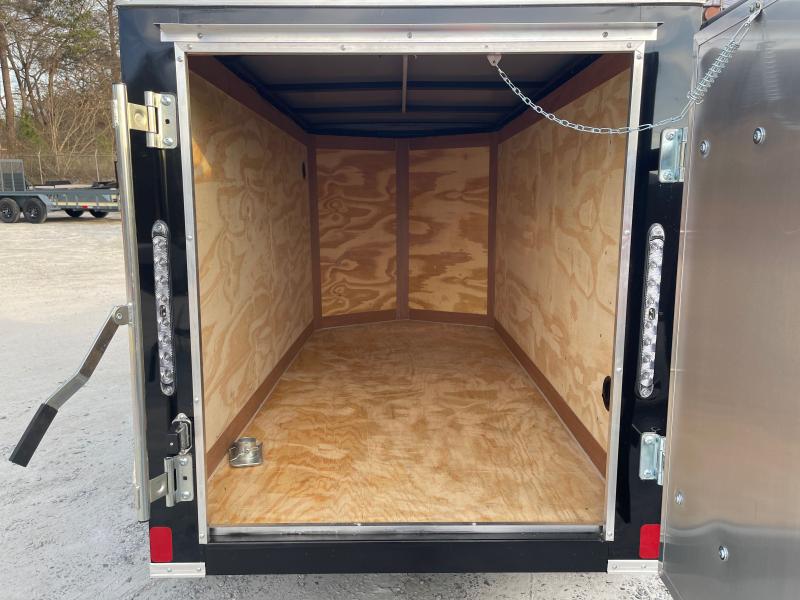 4x8 Single Axle Rolling Vault Premium Trailer