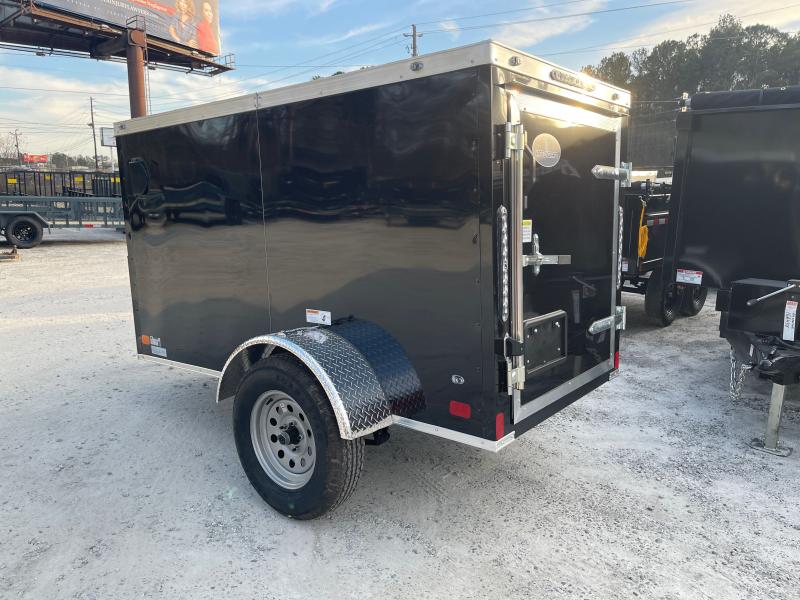 4x8 Single Axle Rolling Vault Premium Trailer