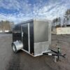 5x8 Single Axle Rolling Vault Premium Trailer