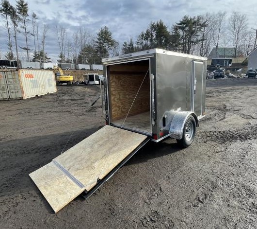 5x8 Single Axle Rolling Vault Premium Trailer