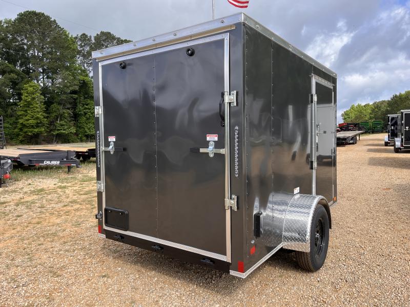 6x10 Single Axle Rolling Vault Premium Trailer