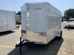 6x14 Single Axle Rolling Vault Premium Trailer