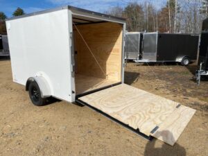 7x10 Single Axle Rolling Vault Premium Trailer