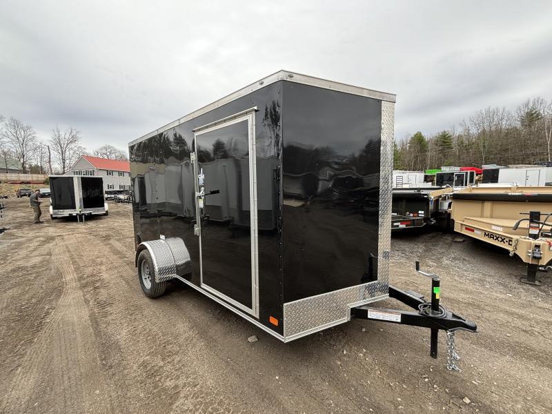 7x12 Single Axle Rolling Vault Premium Trailer