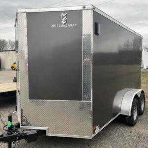7x12 Tandem Axle Rolling Vault Premium Trailer
