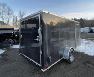 7×14 Single Axle Rolling Vault Premium Trailer