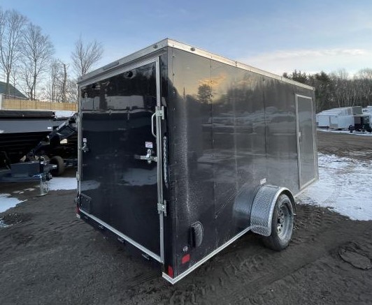 7×14 Single Axle Rolling Vault Premium Trailer