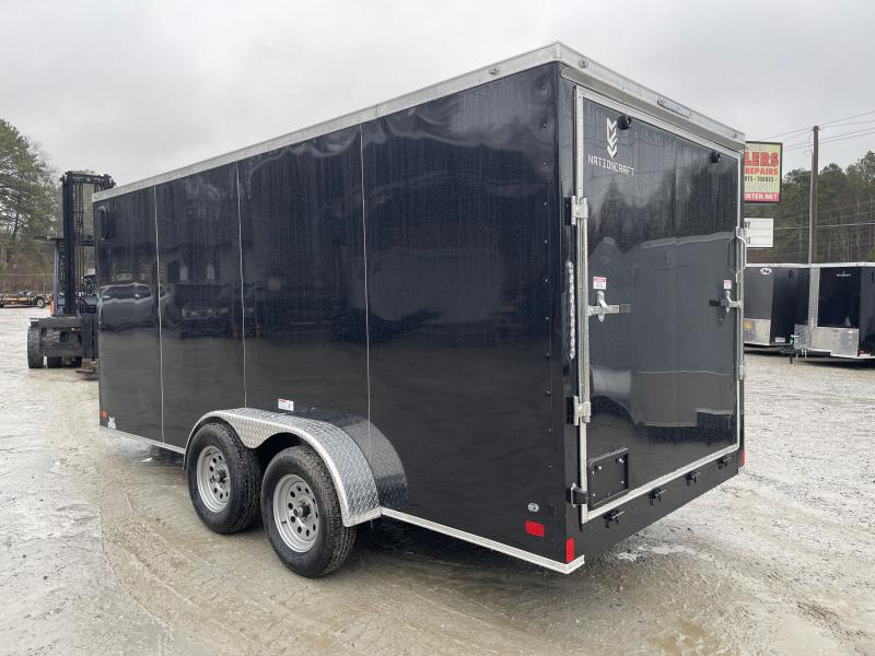 7x16 Tandem Axle Rolling Vault Premium Trailer