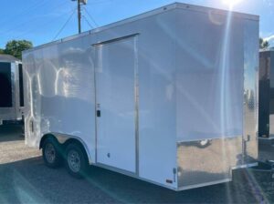 8.5x14 Tandem Axle Rolling Vault Premium Trailer