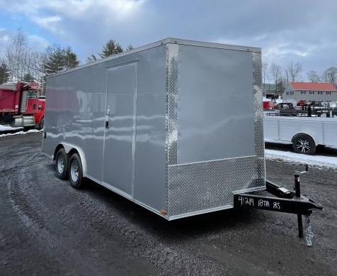 8.5x18 Tandem Axle Rolling Vault Premium Trailer