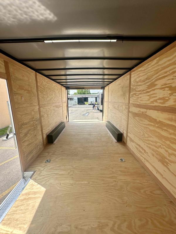 8.5x20-TA-NC-4 8.5x20 Tandem Axle Rolling Vault Premium Trailer