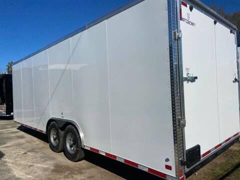 8.5x24-TA-NC-2 8.5×24 Tandem Axle Rolling Vault Premium Trailer