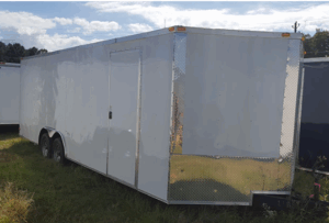 8.5x28 Tandem Axle Rolling Vault Premium Trailer