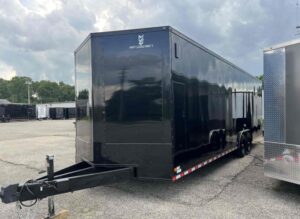 8.5x32 Tandem Axle Rolling Vault Premium Car Hauler Trailer
