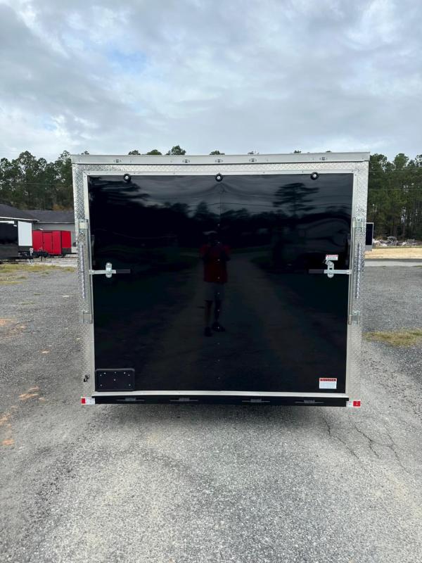 8.5x34-TTA-NC-3 8.5x34 Triple Axle Rolling Vault Premium Car Hauler Trailer